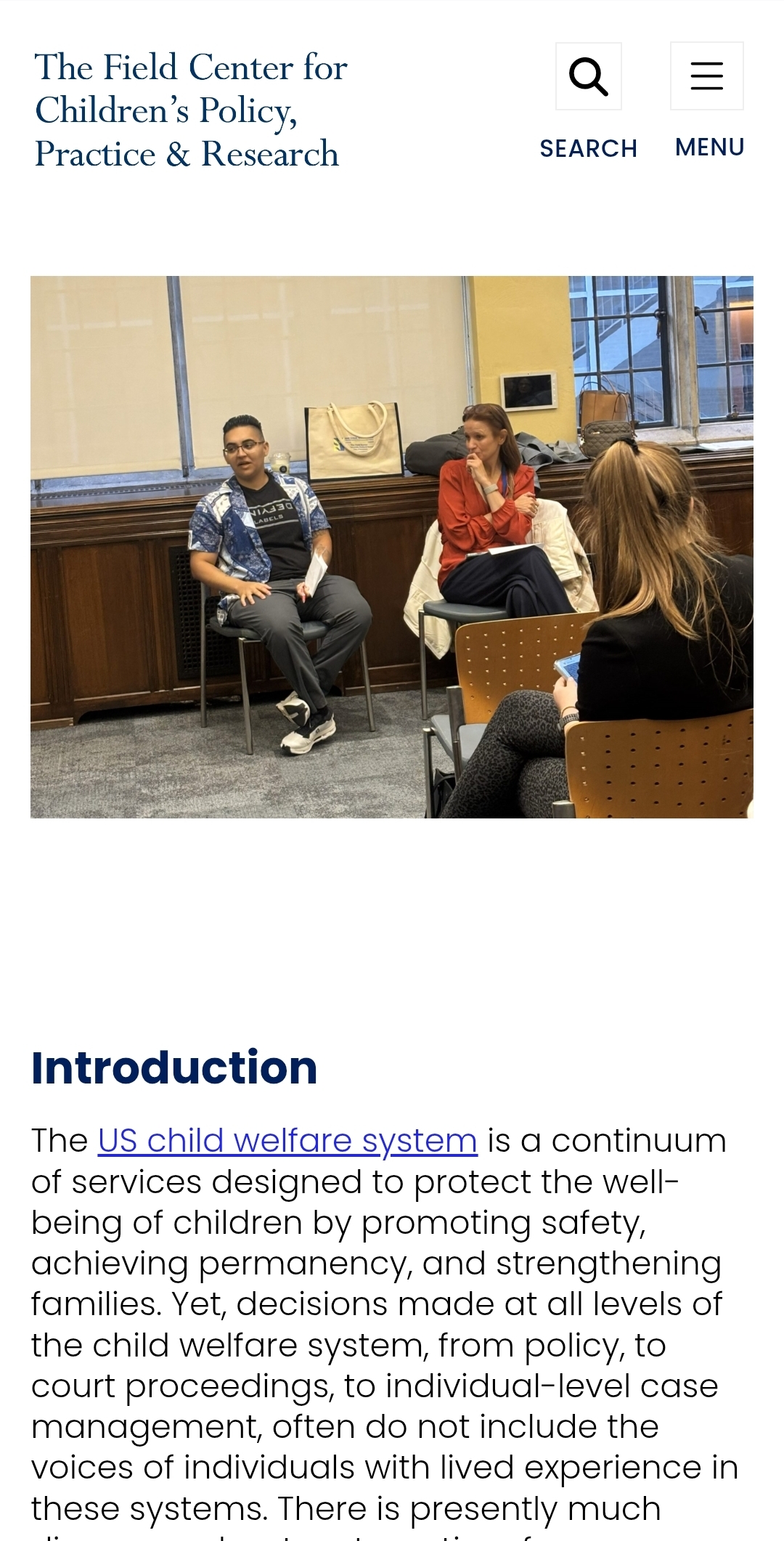 L. Patty Flores featured by the UPenn Field Center in an article on child welfare advocacy